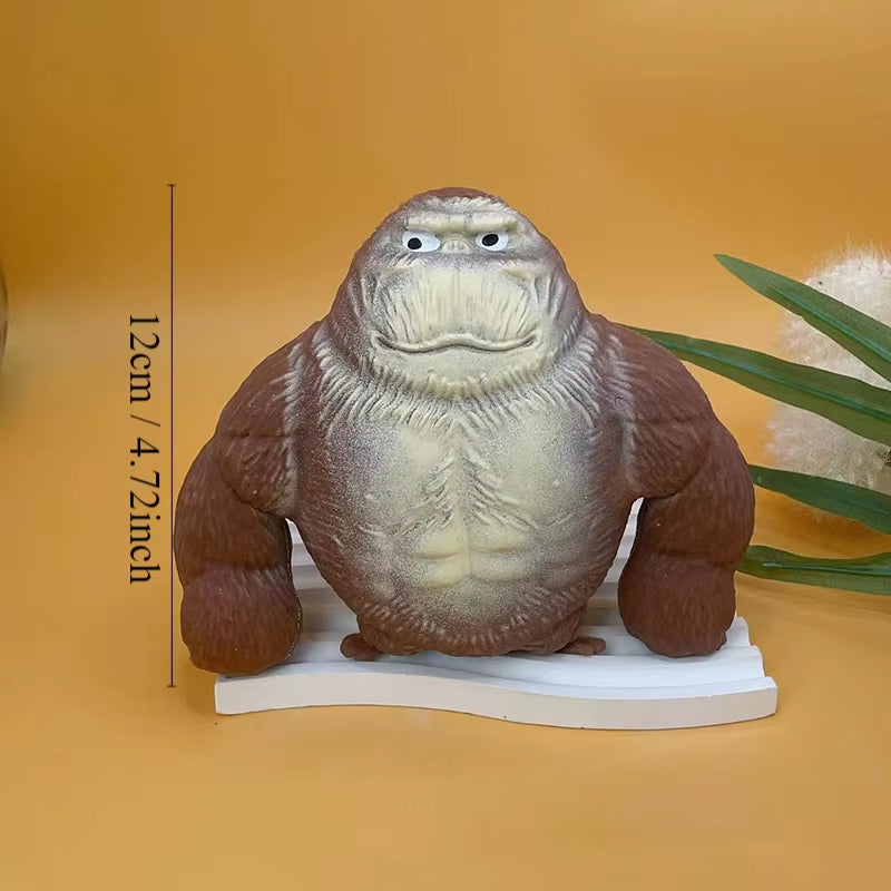 Fashion Antistress Gorilla Funny Gorilla Decompression Toy Doll Decompression Creative Toy Indestructible Soft Gorilla Statue