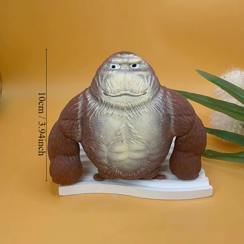 Fashion Antistress Gorilla Funny Gorilla Decompression Toy Doll Decompression Creative Toy Indestructible Soft Gorilla Statue
