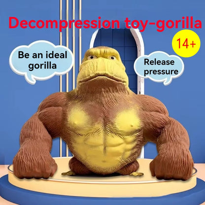 Fashion Antistress Gorilla Funny Gorilla Decompression Toy Doll Decompression Creative Toy Indestructible Soft Gorilla Statue