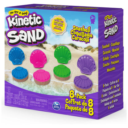 , Seashell Containers 8-Pack, for Kids Ages 3 and Up