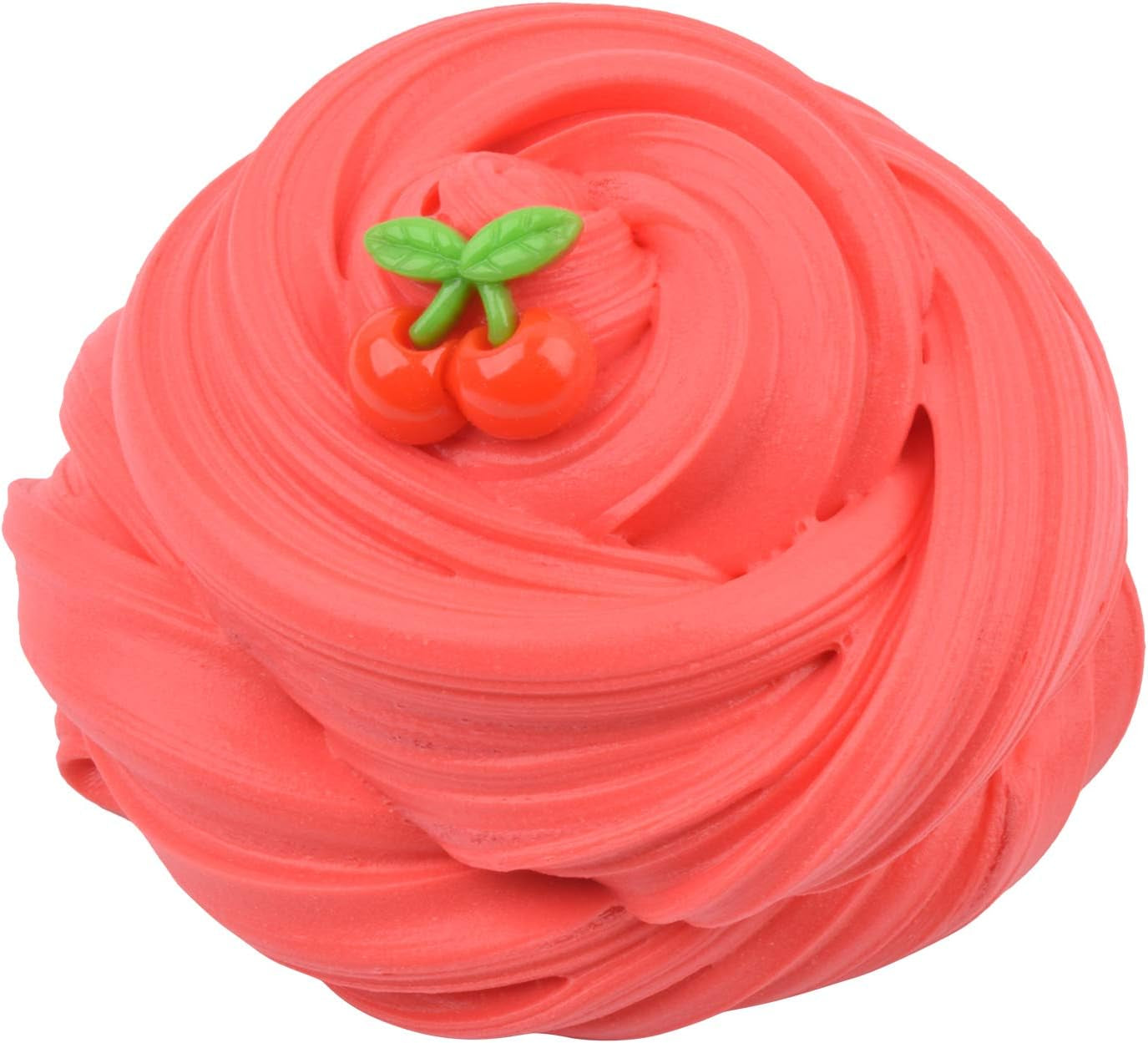 Red Cherry Butter Slime, DIY Slime Supplies Kit for Girls and Boys, Stress Relief Toy Scented Slime Toy (70oz).