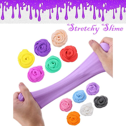 15 Pack Butter Slime Kit, with Mint Slime, Watermelon Slime, Coffee Slime, Lemon, etc.