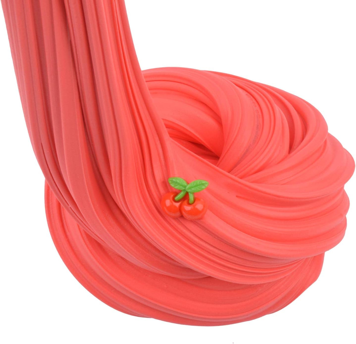 Red Cherry Butter Slime, DIY Slime Supplies Kit for Girls and Boys, Stress Relief Toy Scented Slime Toy (70oz).