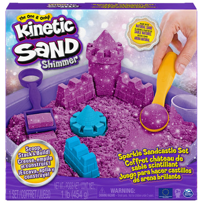 Sparkle Sandcastle Set W/ 1Lb Purple Shimmer
