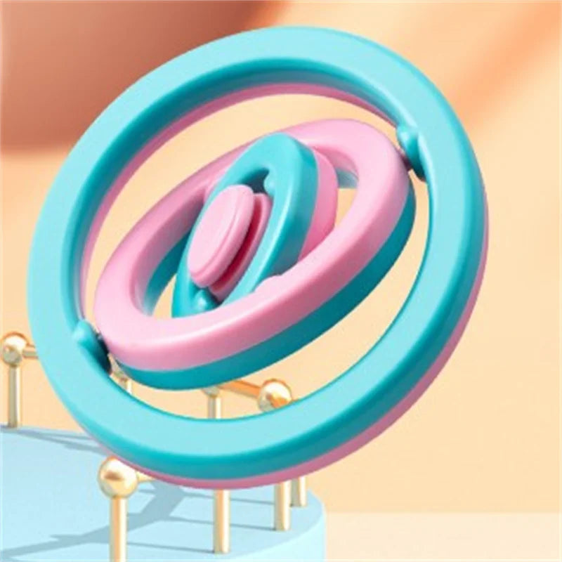 3D Infinite Flipping Gyroscope Creative Finger to Finger Gyroscope Decompression Puzzle Toy Birthday Gift Boys and Girls Toys
