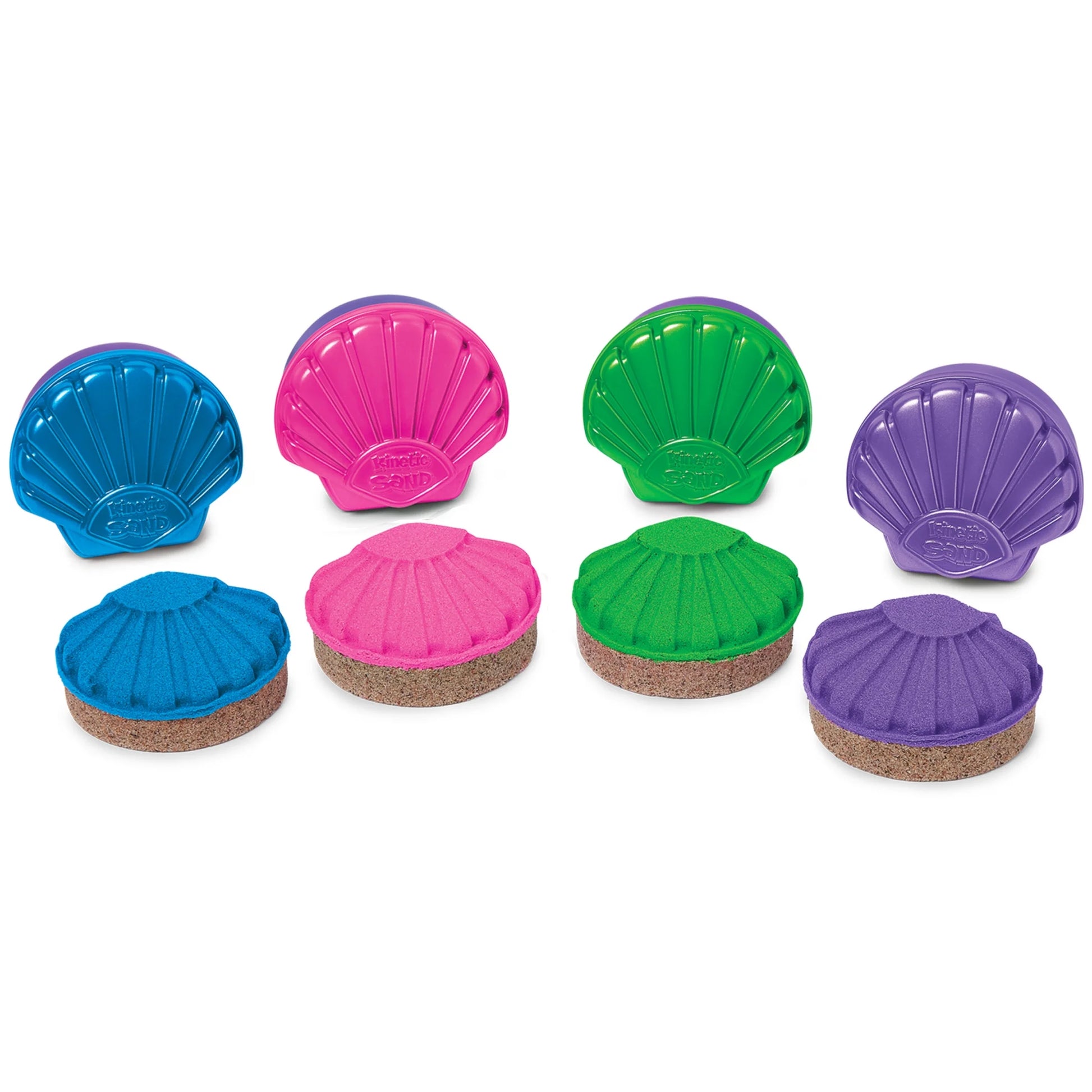 , Seashell Containers 8-Pack, for Kids Ages 3 and Up