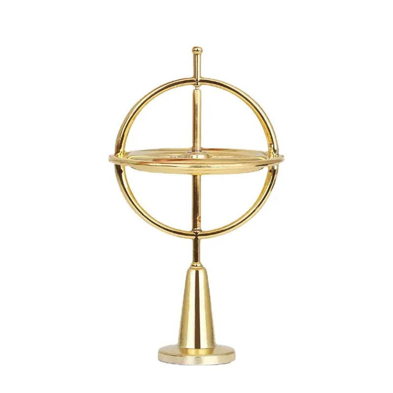 Metal Machinery Gyroscope Anti-Gravity Tumbler Gyro Copper Spinner Fingertip Finger Gyro Spiral Desktop anti Stress Toy