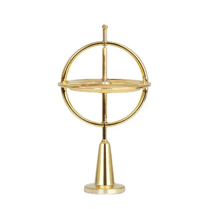 Metal Machinery Gyroscope Anti-Gravity Tumbler Gyro Copper Spinner Fingertip Finger Gyro Spiral Desktop anti Stress Toy