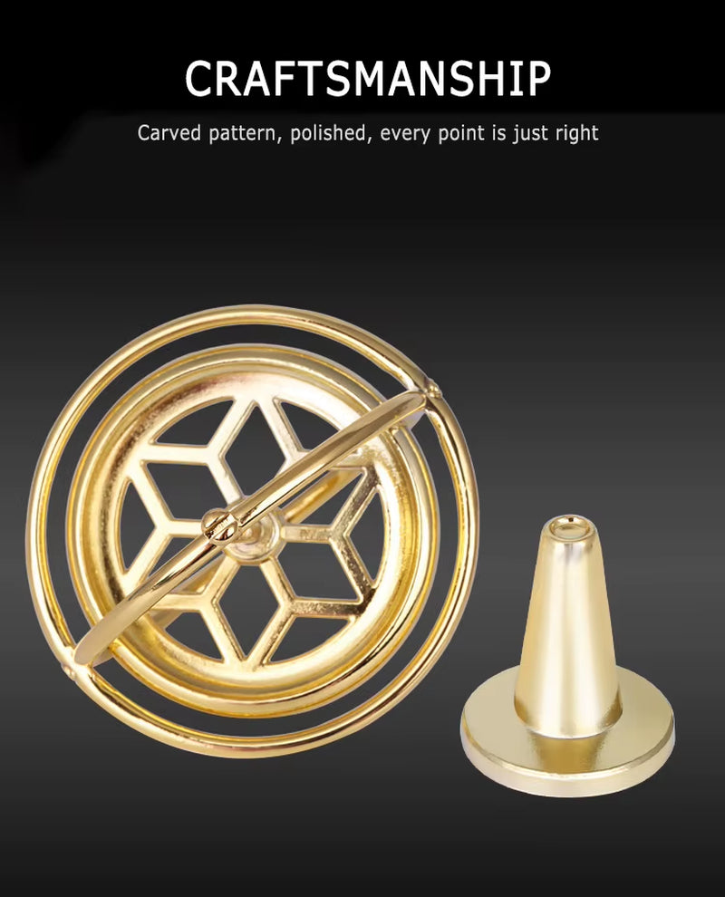 5 Styles Self-Balancing Gyroscope Anti-Gravity Decompression Educational Toy Finger Gyroscope Best Gift for Kid