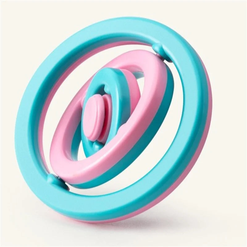 3D Infinite Flipping Gyroscope Creative Finger to Finger Gyroscope Decompression Puzzle Toy Birthday Gift Boys and Girls Toys